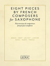 Eight Pieces by French Composers for Saxophone cover